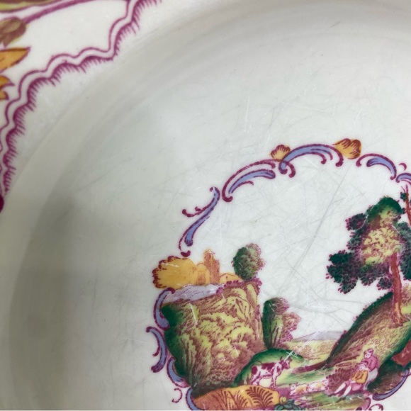 Spode Gobelin fine China floral bird cottage dinner plates. 7 available. 10.5” - Picture 3 of 8